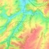 Court-Saint-Etienne topographic map, elevation, terrain