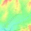 杨柳镇 topographic map, elevation, terrain