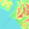 Ponta Negra topographic map, elevation, terrain