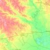 Austin County topographic map, elevation, terrain