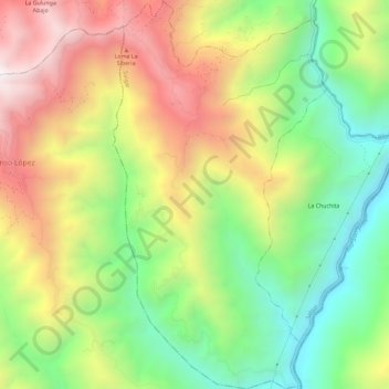 Siberia topographic map, elevation, terrain