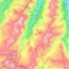 Rhêmes-Notre-Dame topographic map, elevation, terrain
