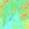 龙泉镇 topographic map, elevation, terrain