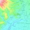 Kalibawang topographic map, elevation, terrain