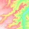 Bertolínia topographic map, elevation, terrain