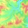 Tukholka topographic map, elevation, terrain