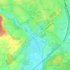 Bavilliers topographic map, elevation, terrain