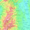 Chico River topographic map, elevation, terrain