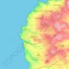 St Just topographic map, elevation, terrain