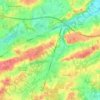 Bekkevoort topographic map, elevation, terrain