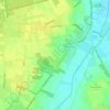 Bronneger topographic map, elevation, terrain
