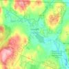 Townsend topographic map, elevation, terrain