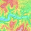 Negreni topographic map, elevation, terrain