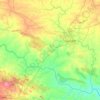 Giridih topographic map, elevation, terrain