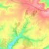 Mouriez topographic map, elevation, terrain