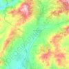 Kahramankazan topographic map, elevation, terrain