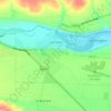 Las Lajas topographic map, elevation, terrain