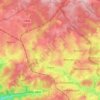 Orgeo topographic map, elevation, terrain