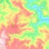 Goni topographic map, elevation, terrain