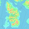 Annette Island topographic map, elevation, terrain