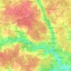 поселение Филимонковское topographic map, elevation, terrain