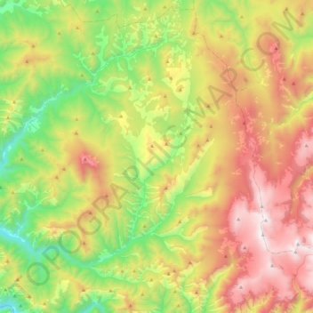 Элекмонарское сельское поселение topographic map, elevation, terrain