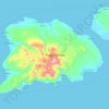 Pulau Haruku topographic map, elevation, terrain