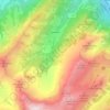 Saxeten topographic map, elevation, terrain