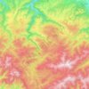 Jina topographic map, elevation, terrain
