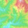 Saint-Martial topographic map, elevation, terrain