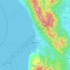Baybay topographic map, elevation, terrain