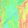 Mandalay topographic map, elevation, terrain