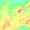 Brida topographic map, elevation, terrain