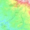 Zacazonapan topographic map, elevation, terrain