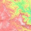 Victoria topographic map, elevation, terrain