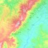 Bono topographic map, elevation, terrain