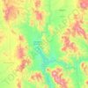 San Pedro de la Cueva topographic map, elevation, terrain