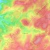 Framont topographic map, elevation, terrain