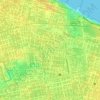Monte Castelo topographic map, elevation, terrain