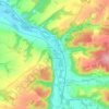 Bar-sur-Seine topographic map, elevation, terrain