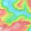 Bief topographic map, elevation, terrain