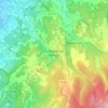 La Roque-sur-Pernes topographic map, elevation, terrain