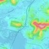 Gosford topographic map, elevation, terrain