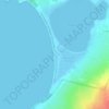 Пляж Майами topographic map, elevation, terrain