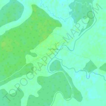 Лайтамак topographic map, elevation, terrain