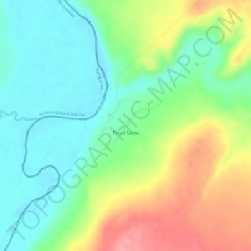 Тукай-Тамак topographic map, elevation, terrain