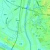 渡良瀬川 topographic map, elevation, terrain