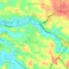 Tondano topographic map, elevation, terrain