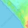Gunnamatta Beach topographic map, elevation, terrain