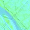 Rạch Cái Bèo topographic map, elevation, terrain